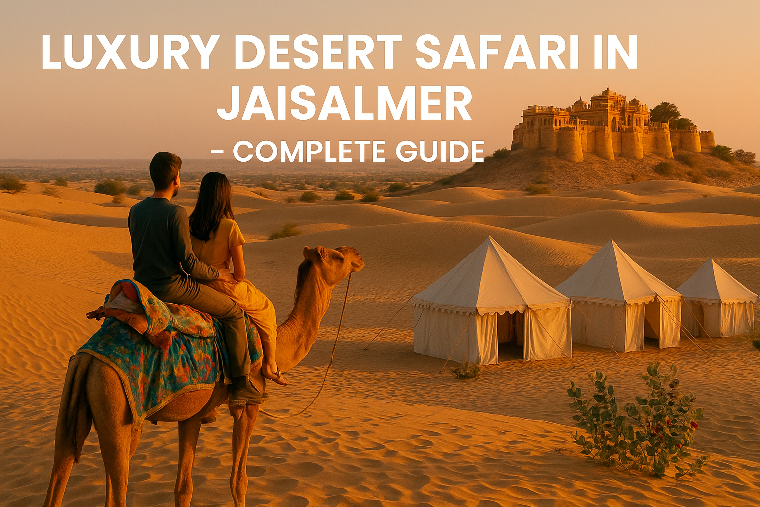 Luxury desert camp