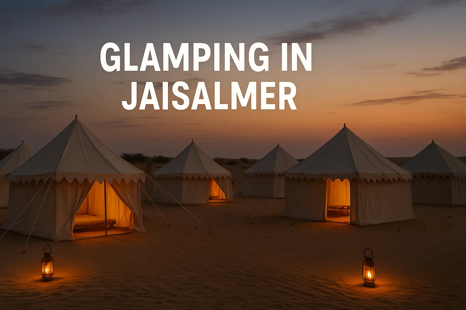Glamping in Jaisalmer