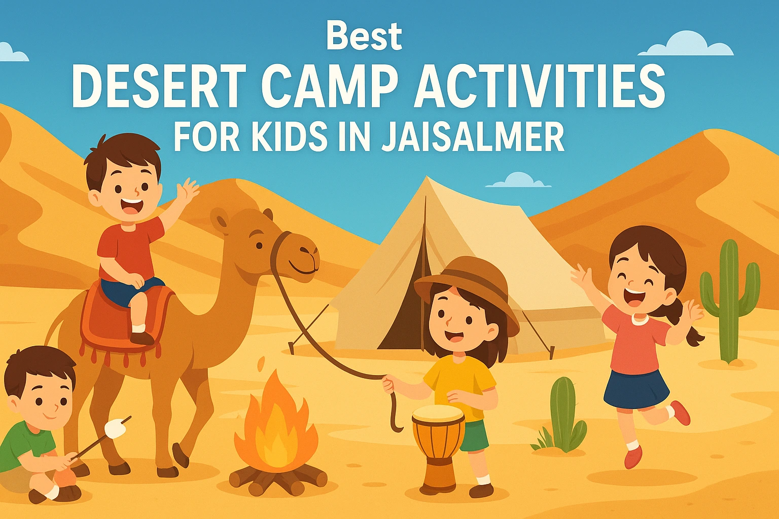 Best Desert Camp Activities for Kids in Jaisalmer