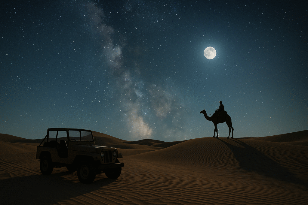 Night Safari in the Desert