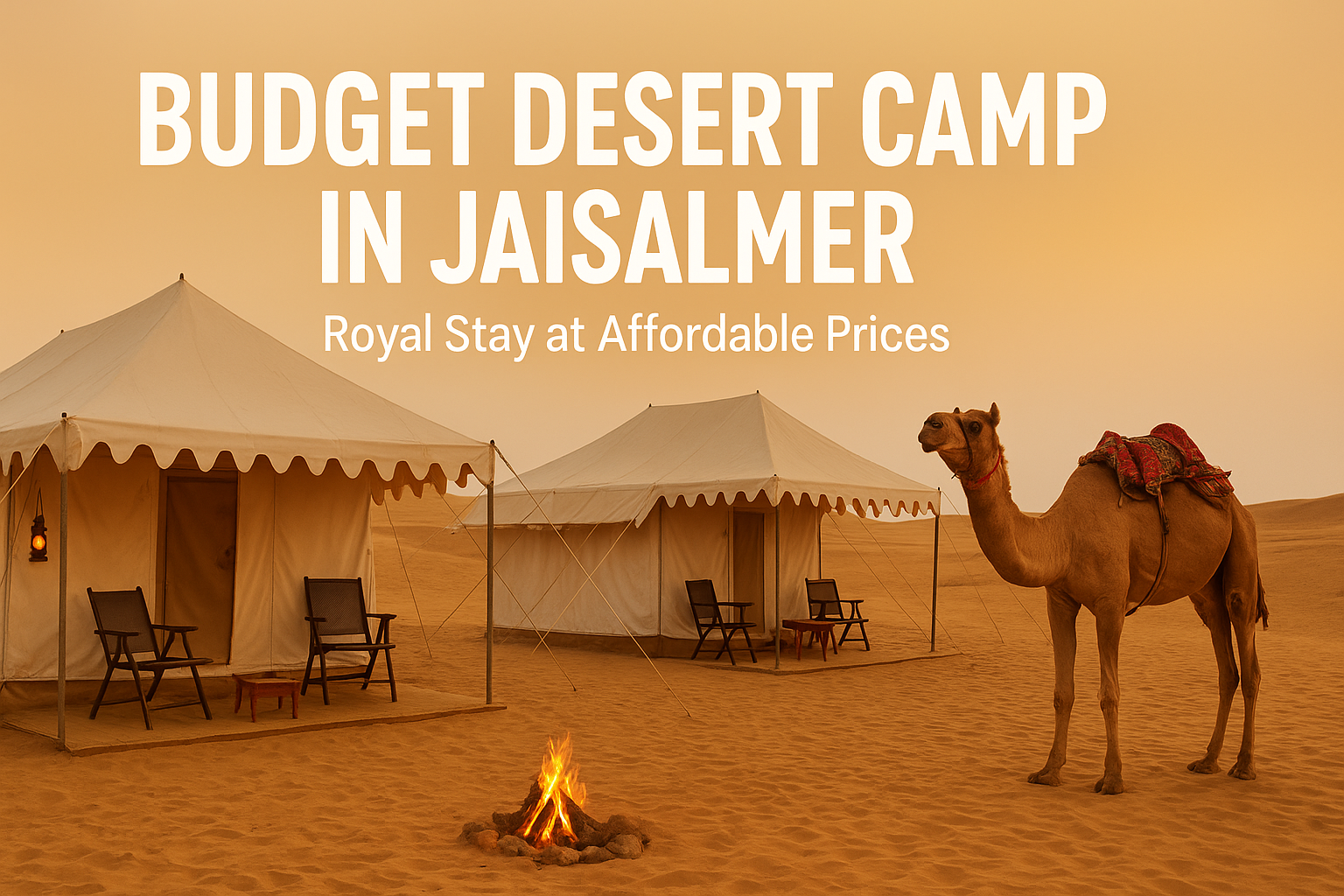Budget Desert Camp in Jaisalmer – Royal Stay at Affordable Prices